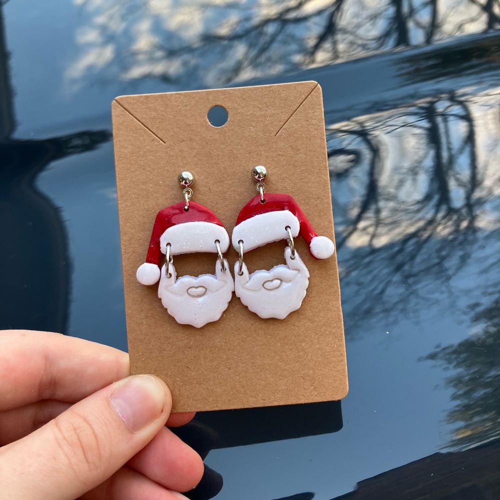 Santa Earrings